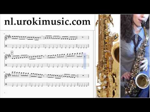 Altsaxofoon Leren Spelen Passenger Let Her Go Altsaxofoonles Deel#1 Studie Klasse Muzieknoten
