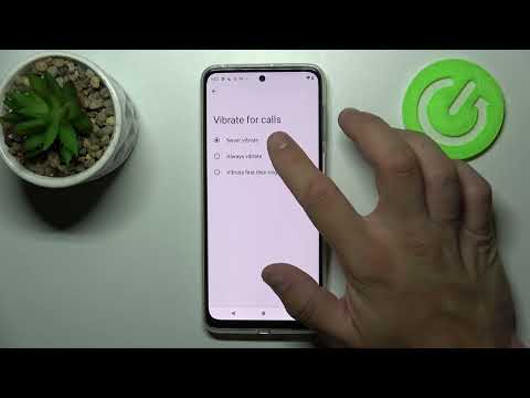 How to Turn On / Turn Off Vibration for Calls on MOTOROLA Moto G42