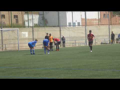 Gol de Riaño de penalti para el San Juan. At.Escalerillas 0-5 A.D.San Juan