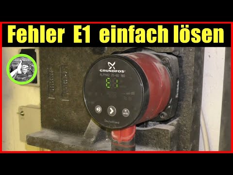 Heizungspumpe Grundfos Alpha 2 E1 lösen ✅ Heizungspumpe defekt ✅ Grundfos Alpha 2 reparieren