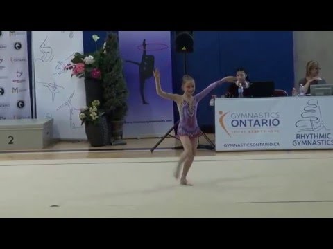 Alisa's first Competition - Silhouettes of York RGC - Hershey Invitational