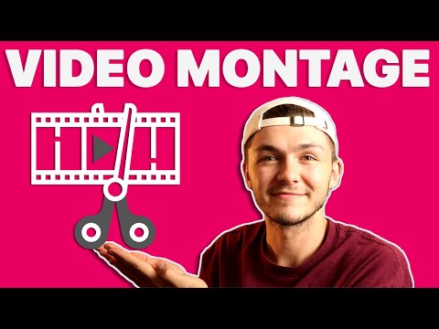 How to make a video montage online - FAST & EASY