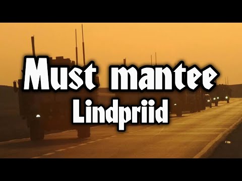 Lindpriid - Must mantee (Sõnadega)