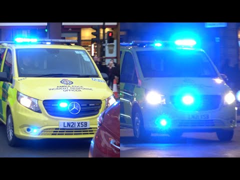 London Ambulance Service IRO (Incident Response Officer) Mercedes Benz Vito responds twice!