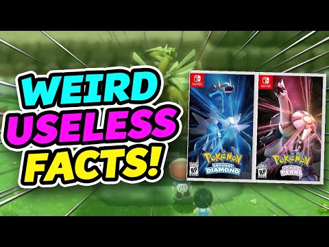 WEIRD Useless Pokemon Facts You DON'T Know About Brilliant Diamond & Shining Pearl!