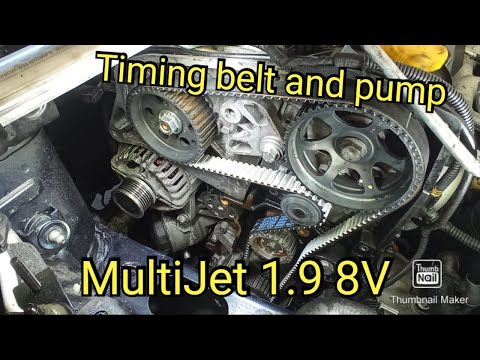JTD and Mjet 1.9 8V or 2.4 10V, TIMING BELT JTDm Mjet engines | Opel Saab and others. Full tutorial!
