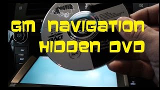 How to update select GM Navigation with hidden DVD behind screen