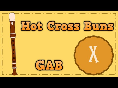 Hot Cross Buns - Recorder Play Along