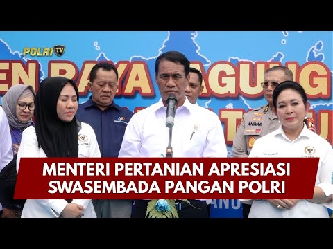 PRESISI UPDATE: MENTERI PERTANIAN APRESIASI SWASEMBADA PANGAN POLRI 08/01/26 (19.30)