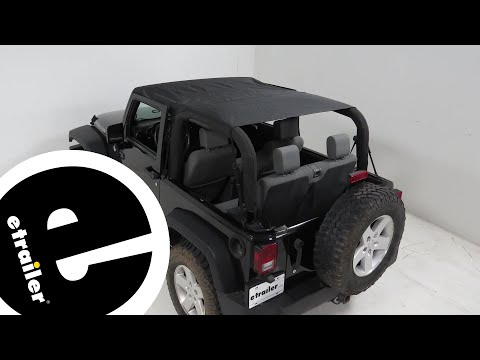 etrailer | Bestop Full-Length Jeep Header Bikini Installation - 2010 Jeep Wrangler
