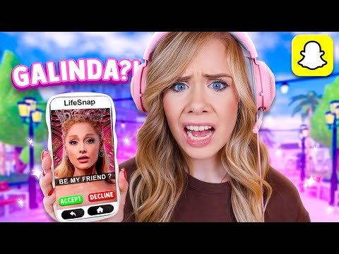 GLINDA FROM WICKED ADDED ME ON SNAPCHAT…