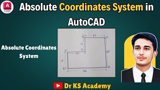 Absolute Coordinate System in AutoCAD Explained | Draw Figures with Exact Coordinates