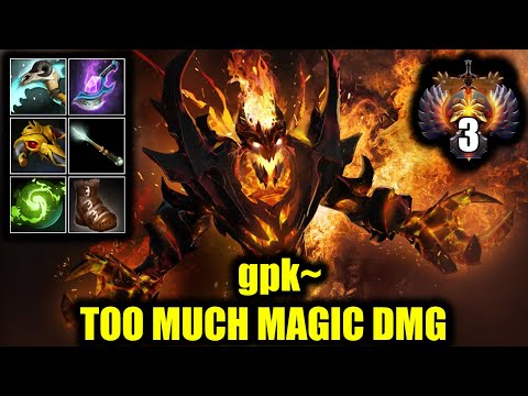 🔥 TOO MUCH MAGIC DMG - Shadow Fiend - gpk~ - DOTA 2 Pro Game Highlights