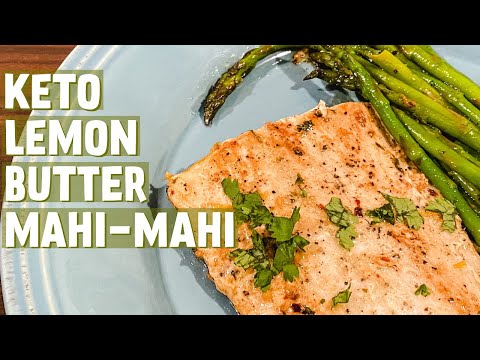 KETO LEMON BUTTER MAHI & ASPARAGUS | Easy Keto Fish Recipe | Suz and The Crew
