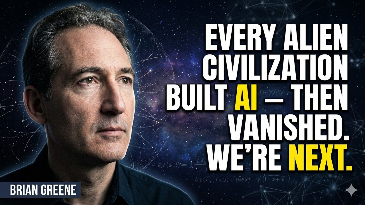 Every Alien Civilization Built AI — Then Vanished. We're Next | BRIAN GREENE