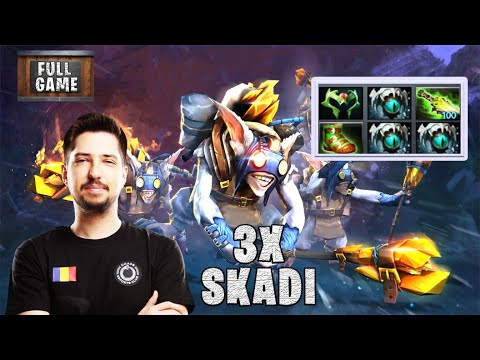 W33 MEEPO [3X EYE OF SKADI] - INCREDIBLY HIGH SKILL MICRO DOTA 2 PRO GAMEPLAY
