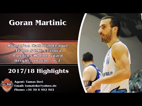 Goran Martinic 2017/2018 Highlights
