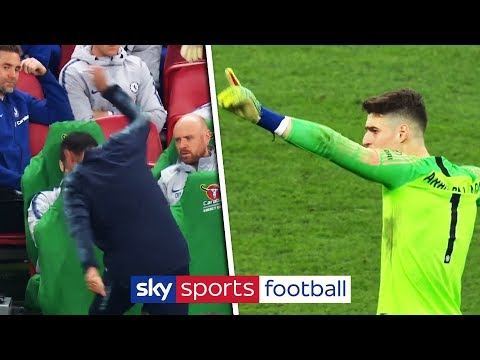 Kepa refuses to be substituted in Carabao Cup Final! | Full incident + John Terry's reaction!