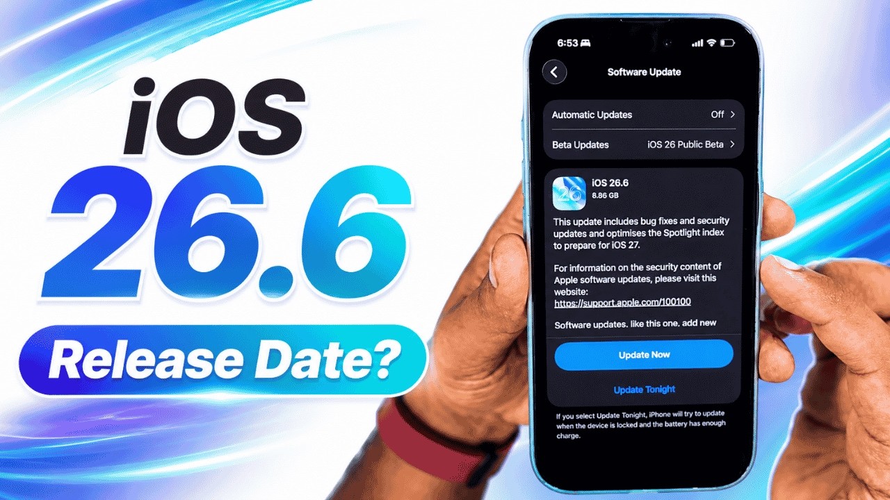 iOS 26.6 Update 🔥 Release Date எப்போது?
