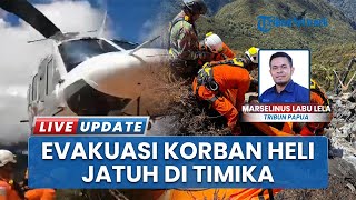 Kerja Keras Tim Gabungan, Evakuasi Penumpang dan Heli yang Jatuh di Timika Berhasil Dilakukan
