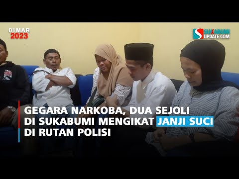 Gegara Narkoba, Dua Sejoli di Sukabumi Mengikat Janji Suci di Rutan Polisi