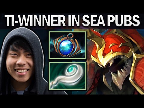 THIS IS HOW A TI-WINNER PLAYS NYX IN SEA PUBS - OG.ANA - DOTA 2 7.25 GAMEPLAY