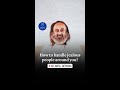 How to handle jealous people around you? | #shorts