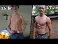 Min Krops Transformation: fra 16 til 17år Min Krops Transformation: fra 16 til 17år