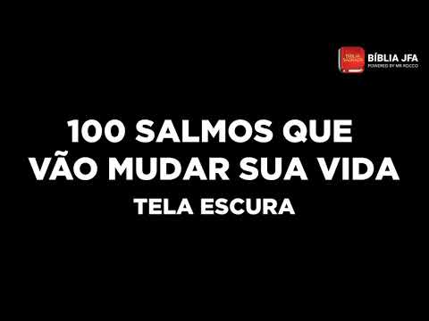 100 salmos poderosos | Tela escura 📖 - Bíblia JFA Offline