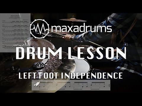 DRUM LESSON: Left Foot Independence