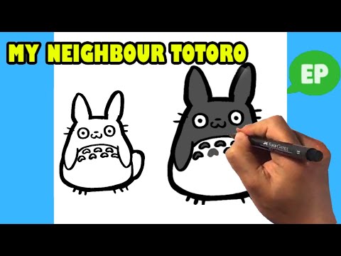 How to Draw My Neighbor Totoro - Drawing Lesson for...
