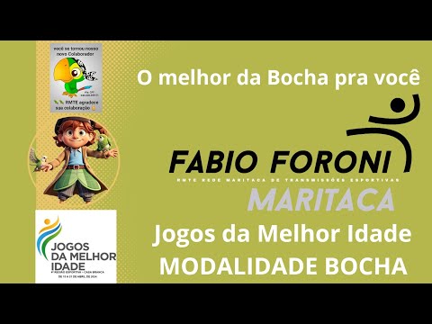 "Semifinal da Bocha" JOMI Jogos da Melhor Idade 2024 em Casa Branca Bragança Paulista X Valinhos