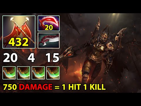 WTF +750 Damage Per Hit | Solo Duel Legion Commander | 20 4 15