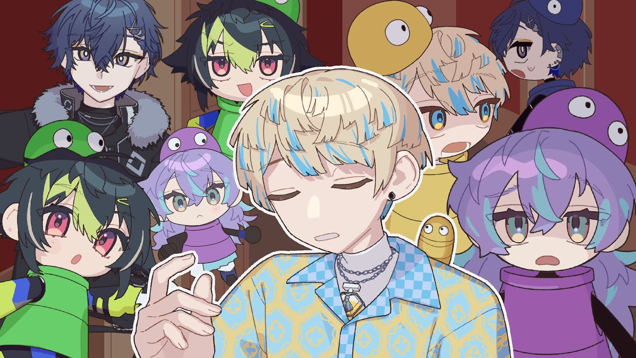 【手描き切り抜き】伊波商事 R.E.P.O.編【にじさんじ】