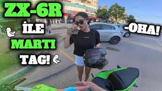 ZX-6R İLE MARTI TAG YAPTIK GENE TEPKİ DOLU BİR BÖLÜM #motovlog #69