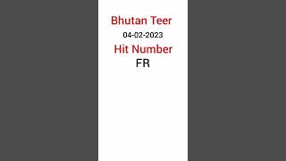 Bhutan Teer Counter/04/02/2023 Bhutan Teer hit number