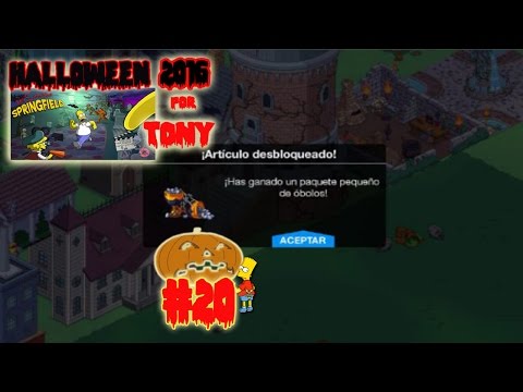 Los Simpson Springfield "Halloween'16: Cap. 20 - Paquete pequeño de óbolos" por Tony