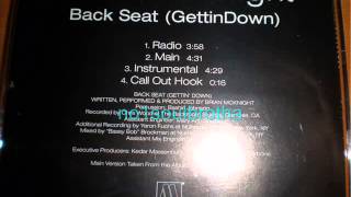 Brian McKnight &quot;Back Seat (Gettin&#39; Down)&quot; (Radio Edit)