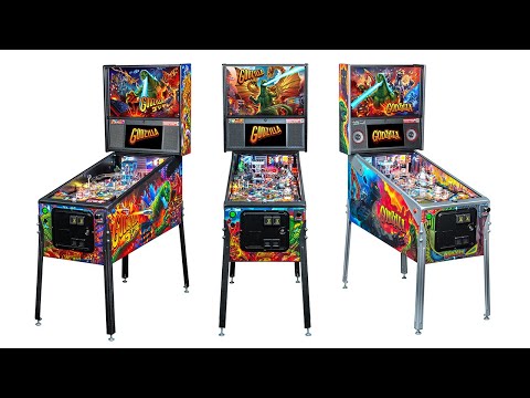 New Godzilla Pinball Machines! We Zoom In on All Three Versions!