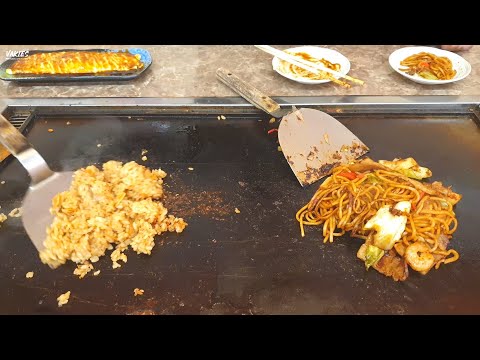 TEPPANYAKI IN OSAKA • LUNCH IN JAPAN