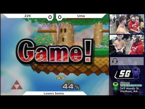 SG 22.8 SSBM - 22K (Sheik) vs. Uma (Fox) - Melee LSF