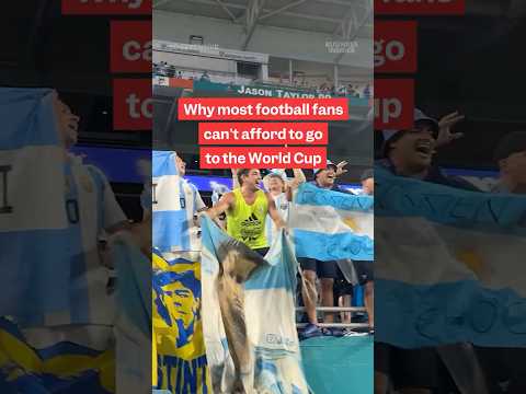 Video thumbnail: Is the #WorldCup pricing out its fans? #FIFA #soccer