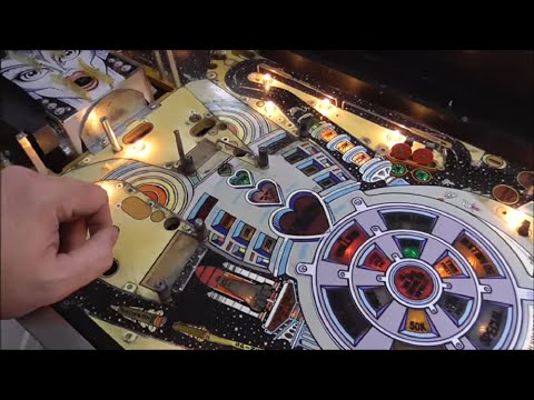 Touching Up The Worn Playfield Of a Williams Bride Of Pinbot Pinball Machine by Hand 3