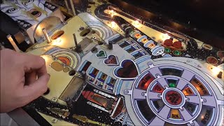 Touching Up The Worn Playfield Of a Williams Bride Of Pinbot Pinball Machine by Hand 3