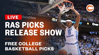 RAS Release Show: Free College Basketball Betting Picks for March 17th 2022 with Adam Chernoff
