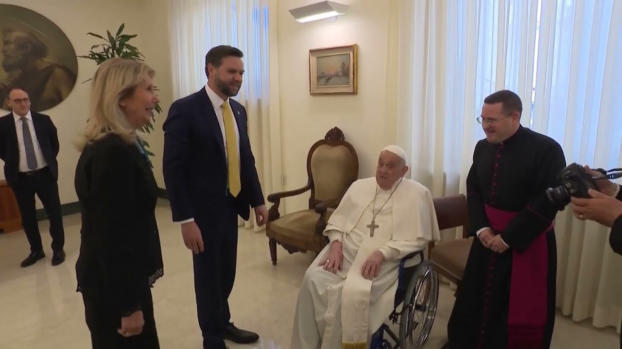 JD Vance meets with Pope Francis on Easter, day before his death