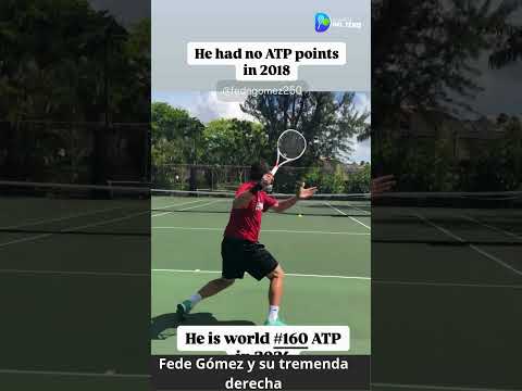 Fede Gómez (135 ATP, argentino) y su tremenda derecha