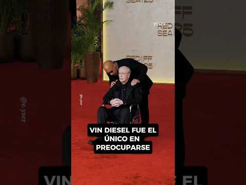 Vin Diesel no pudo evitar preocuparse por su amigo Michael Caine