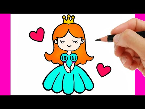 COMMENT DESSINER UNE PRINCESSE FACILE