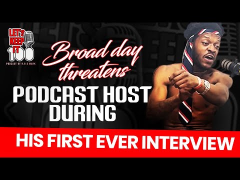 BroadDay talks drop kicking guy at Eagles parade, first interview as a millionaire, & rap career